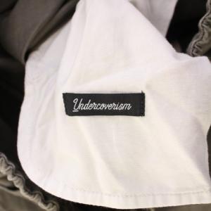 UNDERCOVERISM コットンボンデッジショーツ ショートパンツ イージー ウエストゴム 無地 3 カーキブラウン UI1B4506