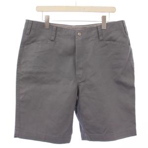 BDP SHORTS BDPショーツ ショートパンツ ハーフパンツ ジップフライ ロゴ M グレー /BB