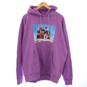 幽遊白書 集合 HOODIE スウェット トレーナー 裏起毛 長袖 XL 紫 /TK