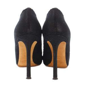 JIMMY CHOO パンプス スタッズ ラインストーン 37.5 ブラック