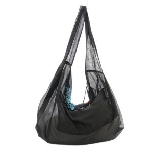 TOGA VIRILIS 20SS Print shoulder bag ショルダーバッグ 総柄 シアー 紺 ネイビー