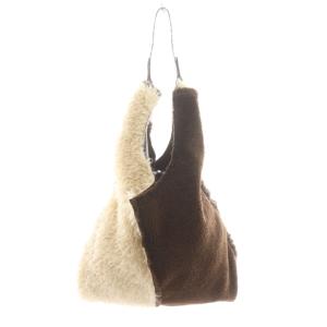 Ameri VINTAGE 2WAY VARIOUS BOA BAG トートバッグ ハンドバッグ ボア レザー 茶 ブラウン 0124215911100