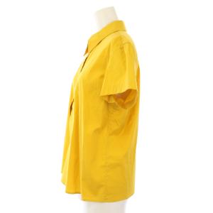 PRADA SPORT シャツ 半袖 ハーフボタン 黄色 /TK