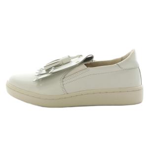 FRED PERRY × ミュベール MUVEIL スニーカー シューズ タッセル レザー 37 白 ホワイト F29609