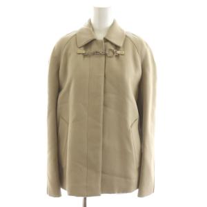 ジャケット ウール 中綿 アウター 38 ベージュ /AN14