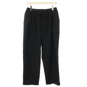 23AW ウールトロ3タックイージーパンツ モヘヤ混 2 黒 ブラック M23A-09PT01C /YT