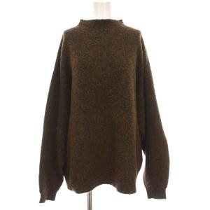 CONFECT コンフェクト 23AW チーゼル起毛ニットプルオーバー セーター 長袖 F 茶 02234-0009