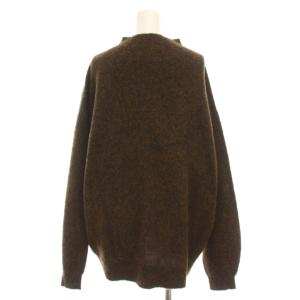 nest Robe CONFECT コンフェクト 23AW チーゼル起毛ニットプルオーバー セーター 長袖 F 茶 02234-0009
