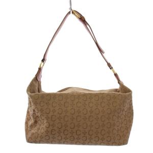 Cマカダム ワンショルダーバッグ キャンバス レザー ベージュ MC00/1 /BM OH