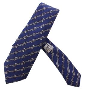 ネクタイ 総柄 シルク フランス製 紺 951 IA /BM OH
