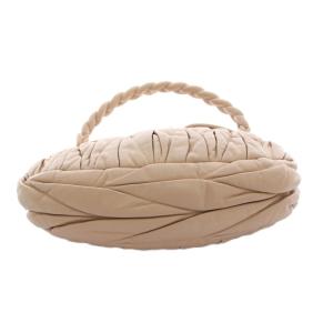 miumiu マテラッセ ハンドバッグ レザー ベージュ