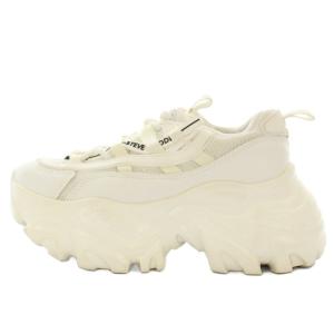 STEVE MADDEN RECOUPE 厚底ボリューム スニーカー 23cm 白 ホワイト /G