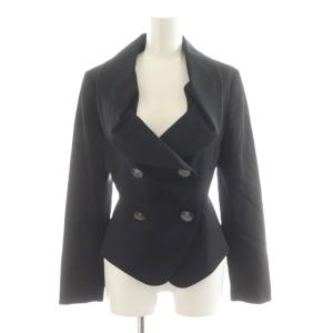 オーブ ジャケット ショールカラー ダブル ウール 1 黒 ブラック 16-03-451003 /AN38