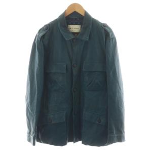 レザージャケット シルク 3XL ブルー