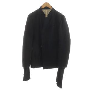 ジャケット コットン カシミヤ混 1 黒 ブラック 11/1F-HW11 /AN31