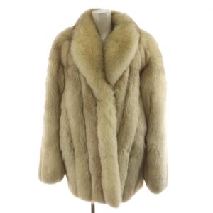 銀サガ 毛皮コート フォックスファー 13 ベージュ