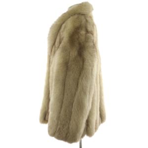 SAGA FOX 銀サガ 毛皮コート フォックスファー 13 ベージュ