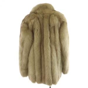 SAGA FOX 銀サガ 毛皮コート フォックスファー 13 ベージュ
