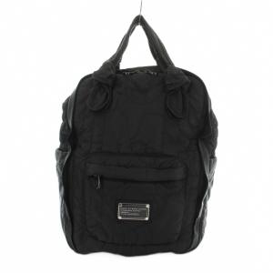 リュックサック デイバッグ ロゴ プレート 黒 ブラック M3PE043 80001 /KU