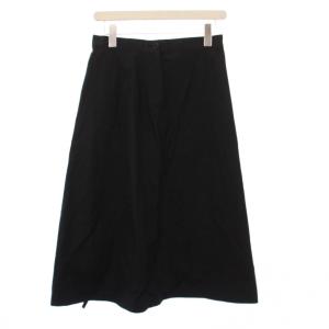 ヨウジヤマモト フレアスカート ロング コットン 1 ブラック YD-S23-040 /KH