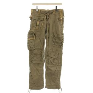 ミリタリー カーゴパンツ PRRLLA2501 ギャザー 11 カーキ /G