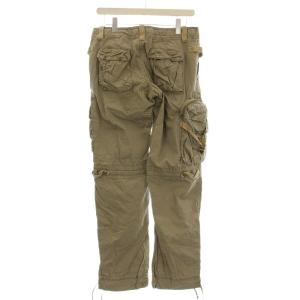 RALPH LAUREN ミリタリー カーゴパンツ PRRLLA2501 ギャザー 11 カーキ /G