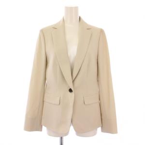 UNTITLED ドライベーシックタイトスカート テーラードジャケット セットアップ アウター シングル ひざ丈 2 ライトベージュ