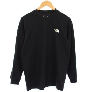 L/S Back Square Logo Tee Tシャツ ロンT カットソー 長袖 S 黒 ブラック