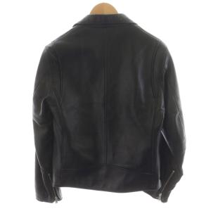 BEAUTY&YOUTH UNITED ARROWS シープ ダブル ライダースジャケット 羊革 アウター M 黒 ブラック 1225-199-6945 /AN16