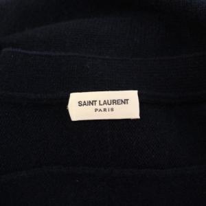 SAINT LAURENT PARIS ニットカーディガン カシミヤ M ネイビー