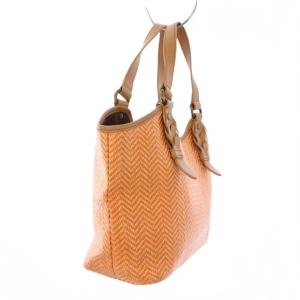 HUNTING WORLD ハンドバッグ トートバッグ レザー オレンジ /BM