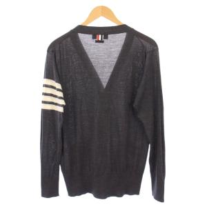 THOM BROWNE CLASSIC V-NECK CARDIGAN 薄手 ウール