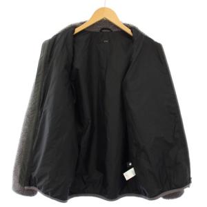 DESCENTE ボアフリースジャケット ジップアップ S グレー DHUSJC34 /TK