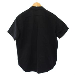 BRU NA BOINNE SC グランパシャツ 半袖 M 黒 4466 /TK