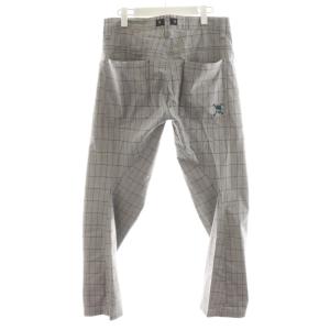 OAKLEY スカル 3D パンツ 9.0 チェック柄 ロゴ 刺繍 ゴルフウェア 34 グレー 421828JP /AN38