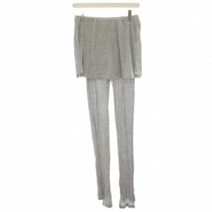 レギンススパッツカットソースリムスカパン ウール混 F グレー 1224520083-0 /HN