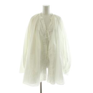 Volume Sleeve Blouse ボリュームスリーブシャツ ブラウス 長袖 F ホワイト 1222210100