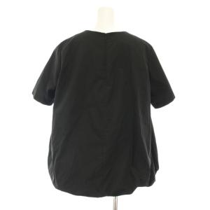 23区 アール R 23SS シルクタフタトップス プルオーバー シャツ ブラウス 半袖 バルーン 絹 シルク混