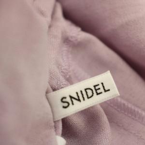 SNIDEL 25SS デザインティアードワンピース SWFO252076 フリル ノースリーブ ロング ワンピース