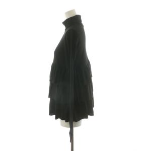 yori カットソー 長袖 ティアード ハイネック F ブラック YR1811-107AT /NQ