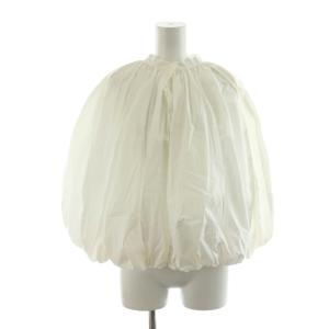 23SS バブルヘムポンチョ シャツ ブラウス ノースリーブ プルオーバー F ホワイト 1223301105