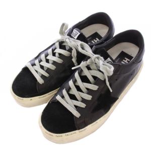 GOLDEN GOOSE HI STAR スニーカー 汚れ加工 36 ブラック