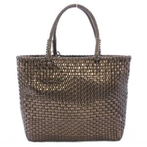 ANTEPRIMA イントレッチオ スモール ハンドバッグ ロゴ ポーチ付き グレー 黒 ブラック /BB