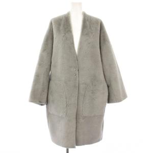 ELENDEEK リバーシブルコート フェイクムートン アウター 1 グレー 511760000701-02 /TK