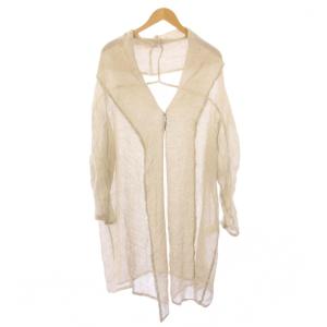 ヨウジヤマモト LENO CLOTH SHAWL COLLAR CARDIGAN