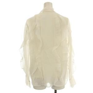 FRAY I.D 23AW シアーファブリック2WAYブラウス FWFB235035 シースルー シャツ 長袖 リボン F