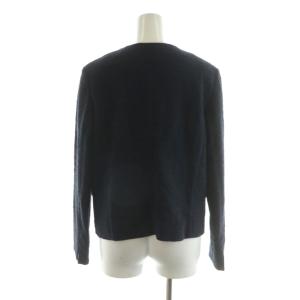 Paul Stuart スーツ セットアップ ひざ丈スカート ノーカラージャケット タイト 6 ネイビー K1E18-259-28