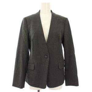 PLST スーツ ウォームリザーブカラーレスジャケット ノーカラー ウォームリザーブスティックパンツ スラックス