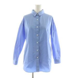 シャツ ブラウス 長袖 38 ライトブルー /NQ