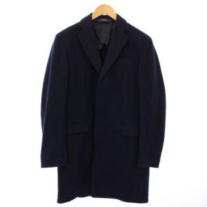 チェスターコート アウター 背抜き 36S 紺 200013615 /TK